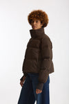 Piumino corto windstopper marrone women Herno - 1