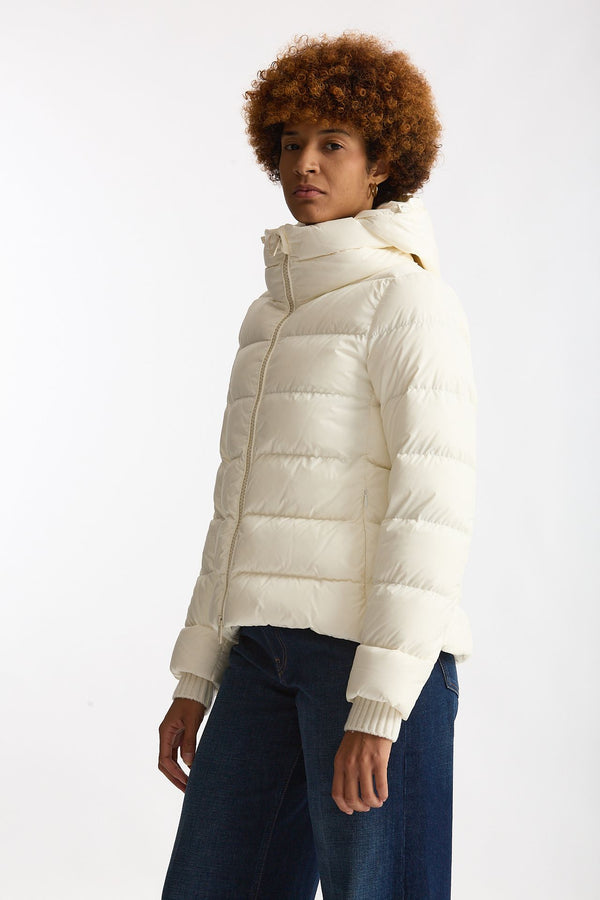 Piumino corto CHAMONIX in nylon bianco women Herno