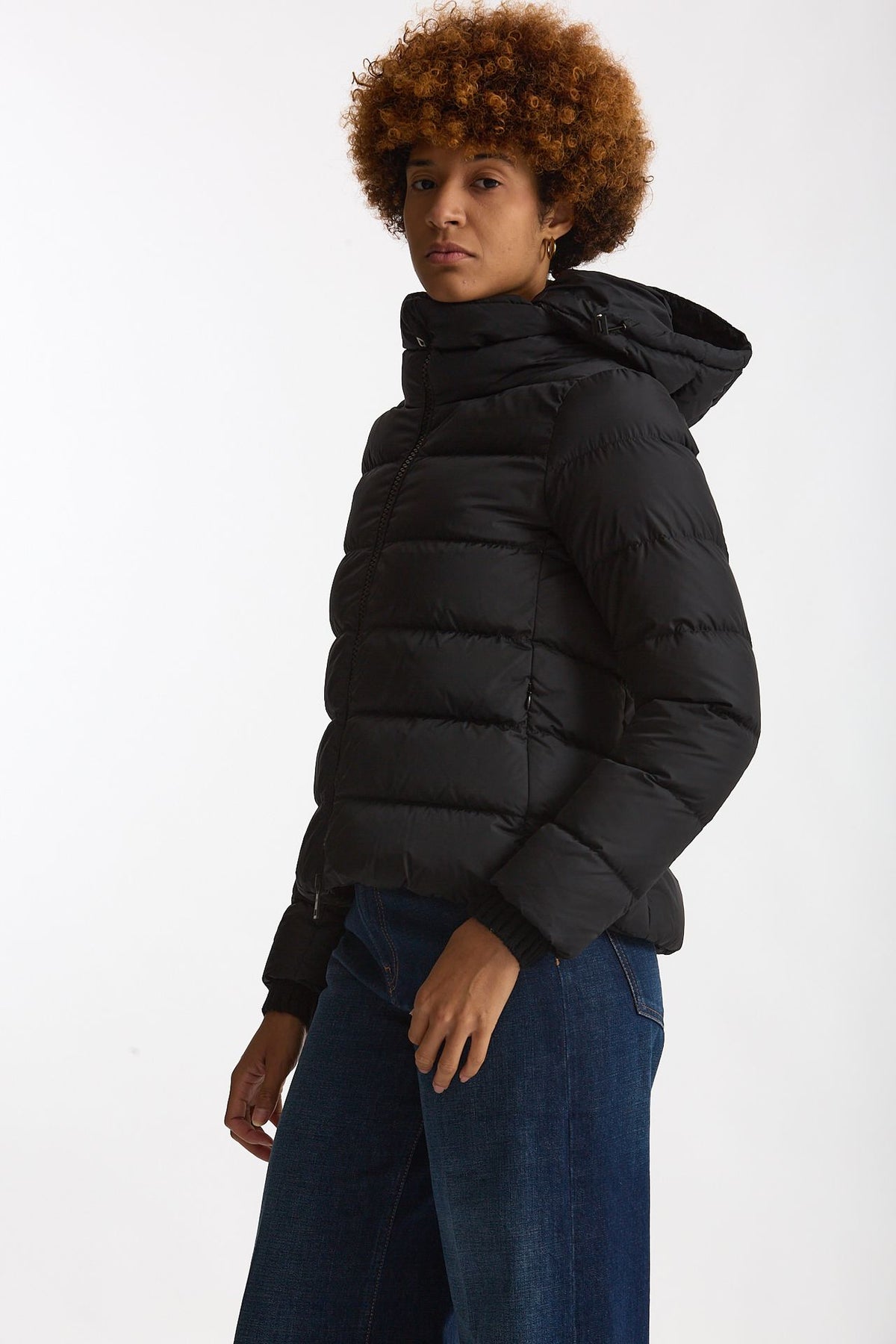 Piumino corto CHAMONIX in nylon nero women Herno - 1