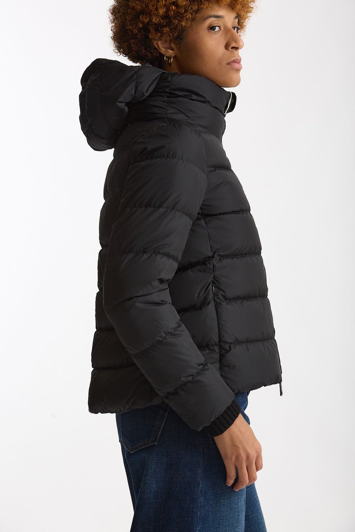 Piumino corto CHAMONIX in nylon nero women Herno - 4