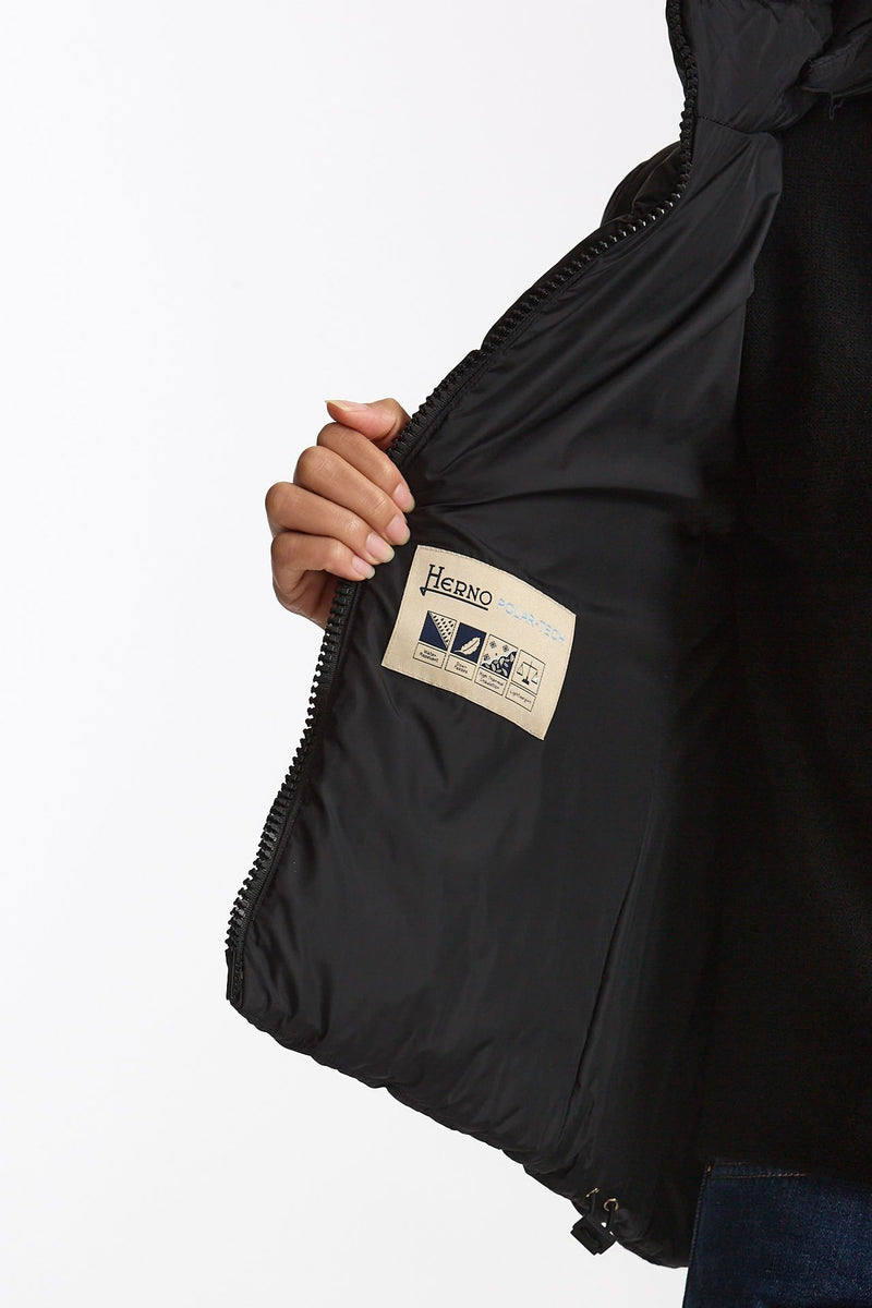 Piumino corto CHAMONIX in nylon nero women Herno - 6