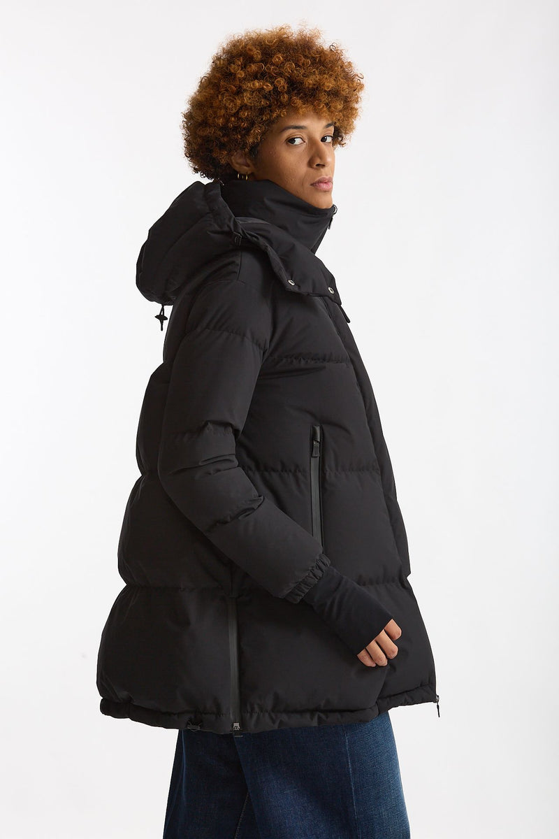 Piumino over windstopper nero women Herno - 1