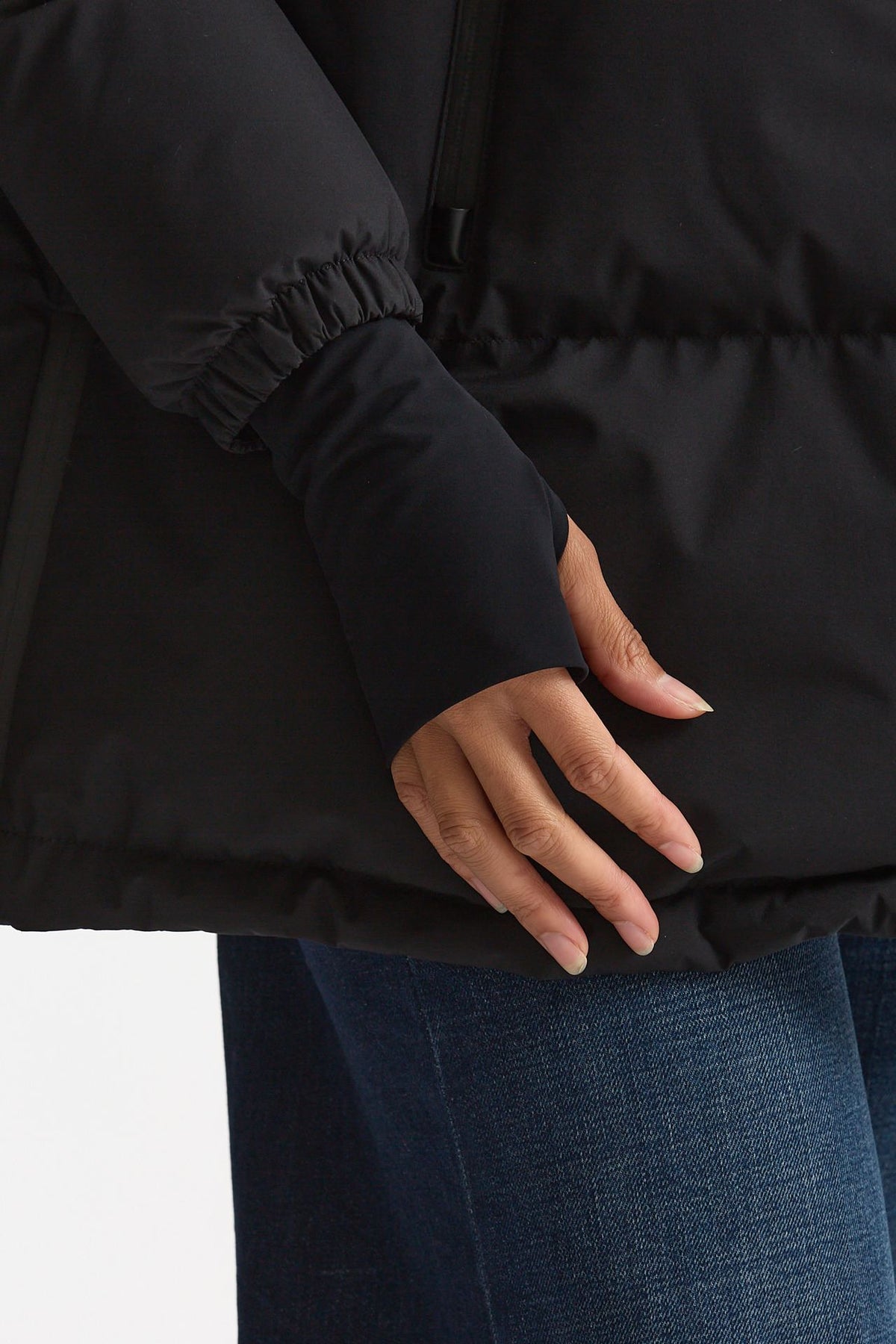 Piumino over windstopper nero women Herno - 5