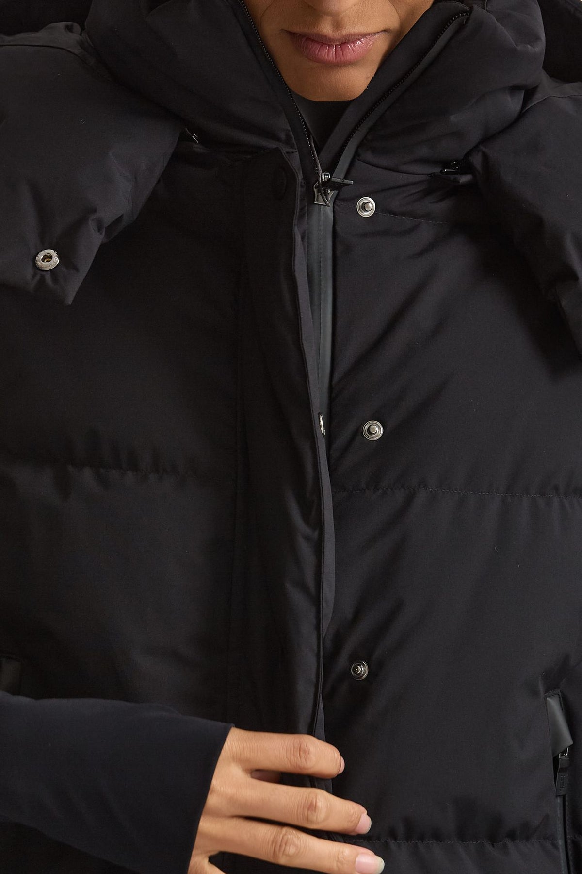 Piumino over windstopper nero women Herno - 7