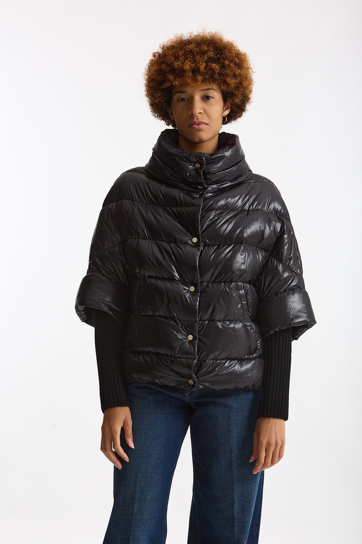 Cappa in nylon ultralight nero women Herno - 7