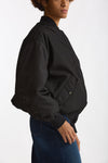 Bomber in gabardina di nylon nero women Herno - 4