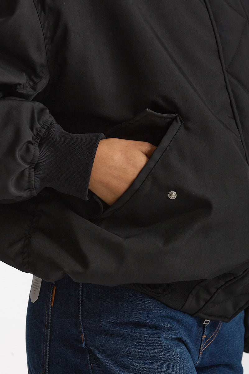 Bomber in gabardina di nylon nero women Herno - 5