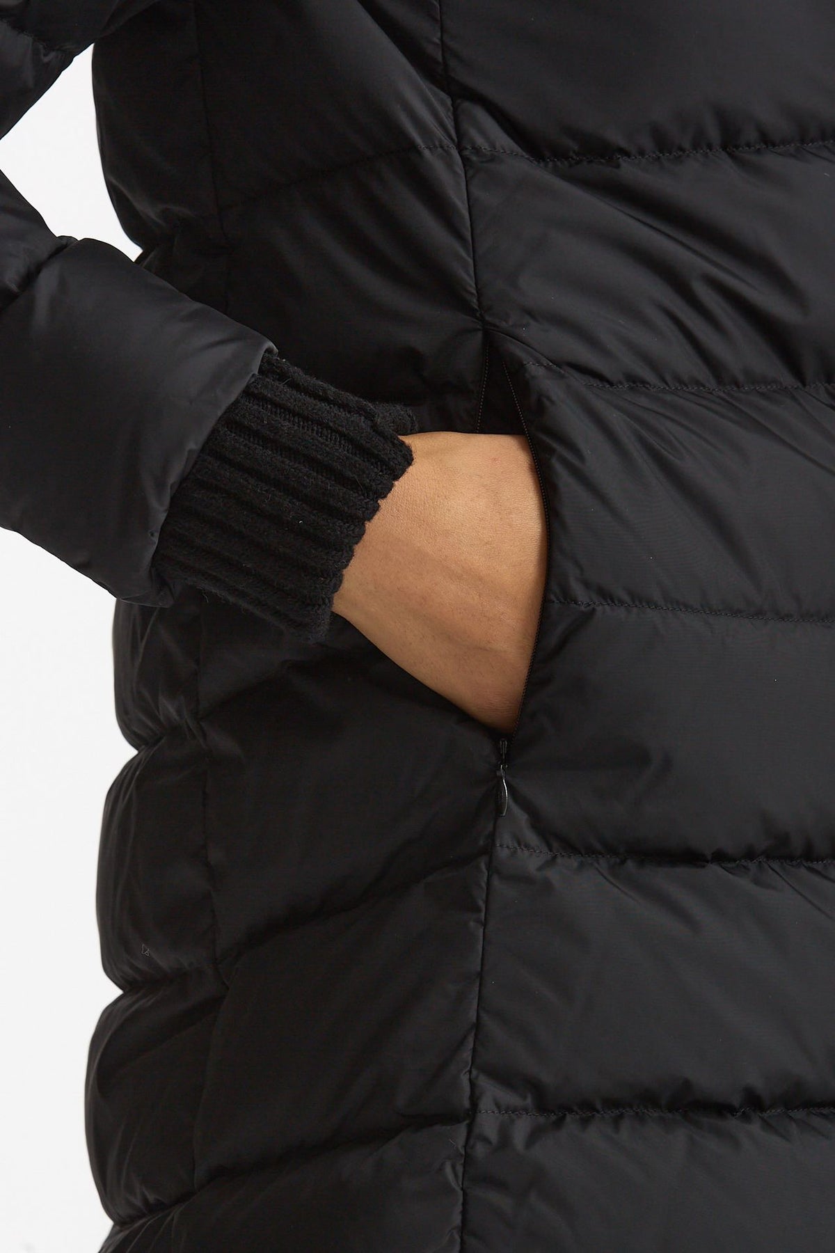 Piumino midi CHAMONIX in nylon nero women Herno - 6