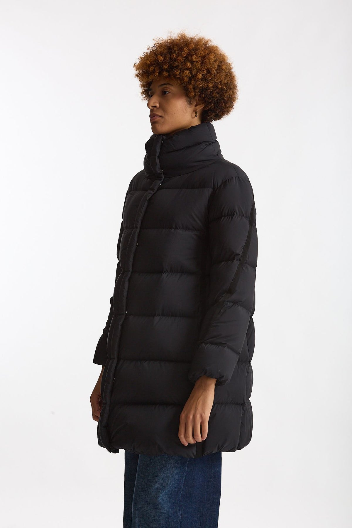 Piumino lungo nero women Herno - 3