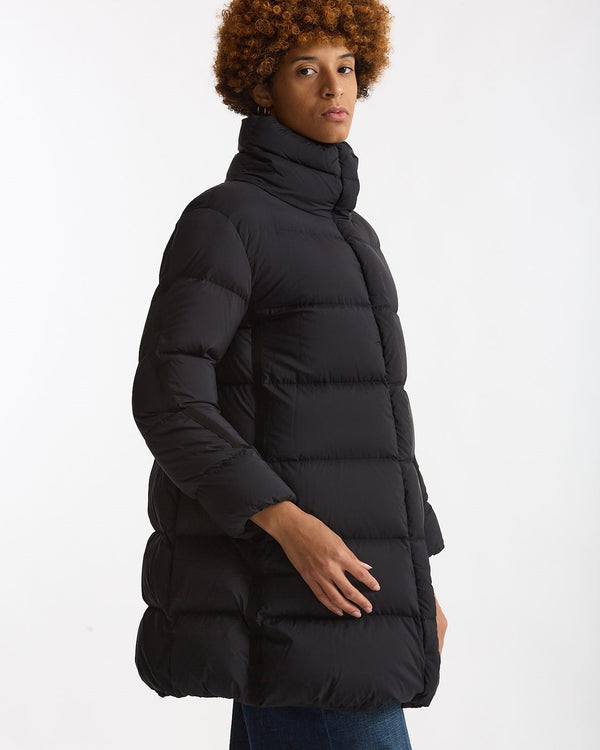 Piumino lungo nero women Herno