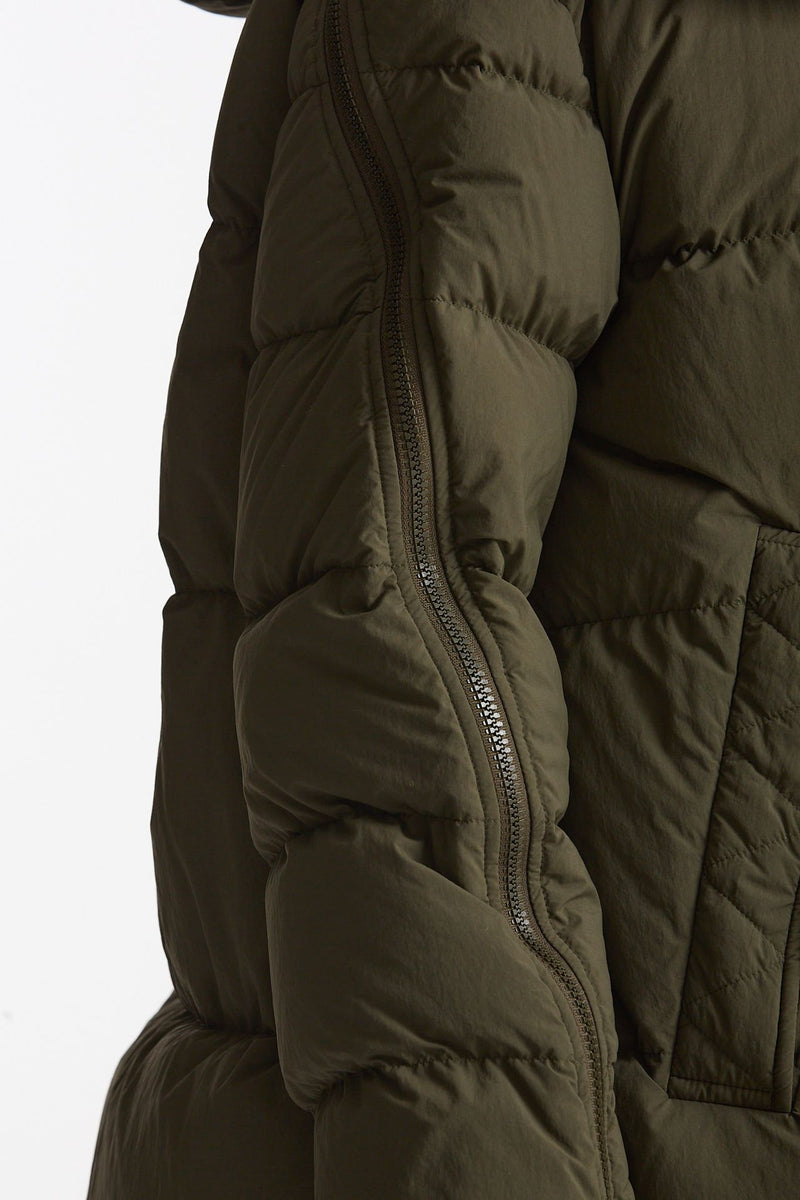 Piumino over verde militare women Herno - 5