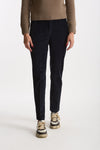 Pantalone slim in velluto LEYRE blu women Incotex - 2