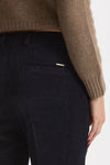 Pantalone slim in velluto LEYRE blu women Incotex - 6