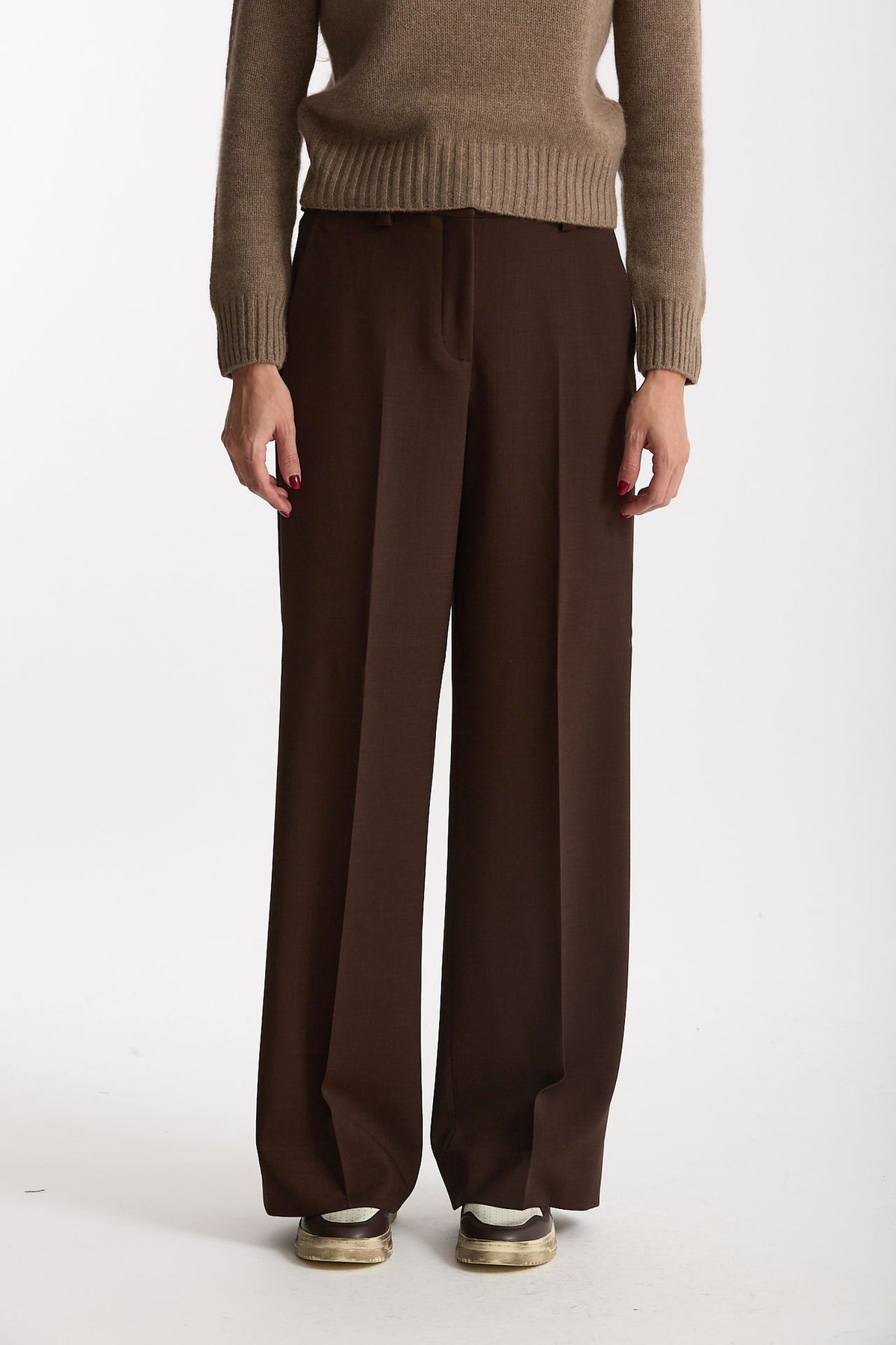 Pantalone ampio NEERA marrone women Incotex - 2