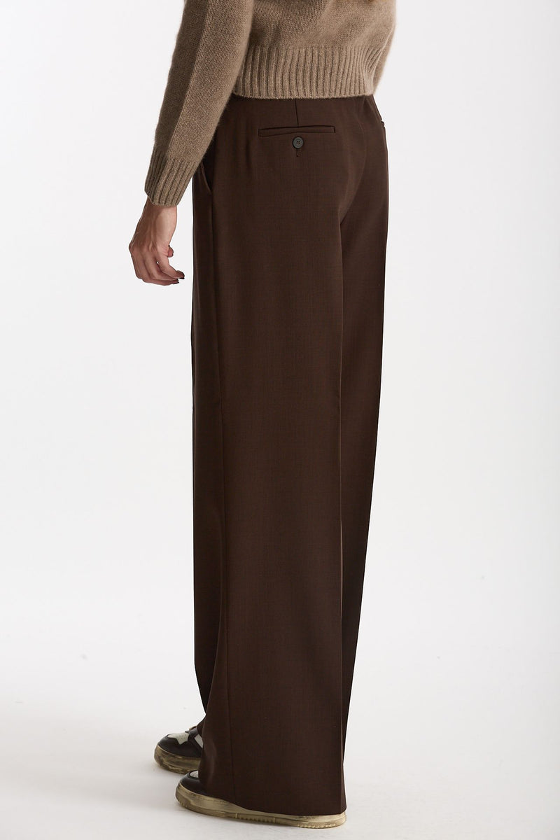 Pantalone ampio NEERA marrone women Incotex - 3