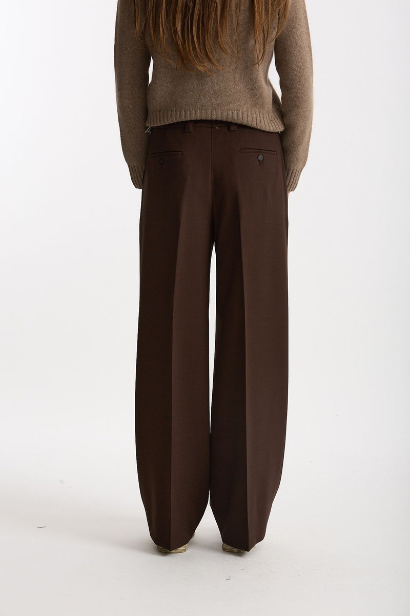 Pantalone ampio NEERA marrone women Incotex - 4