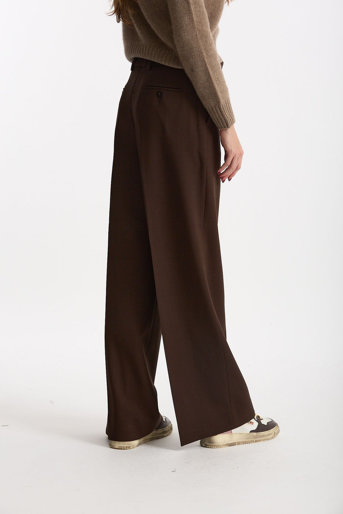 Pantalone ampio NEERA marrone women Incotex - 1