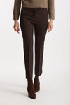 Pantalone slim KIMAMA marrone women Incotex - 1