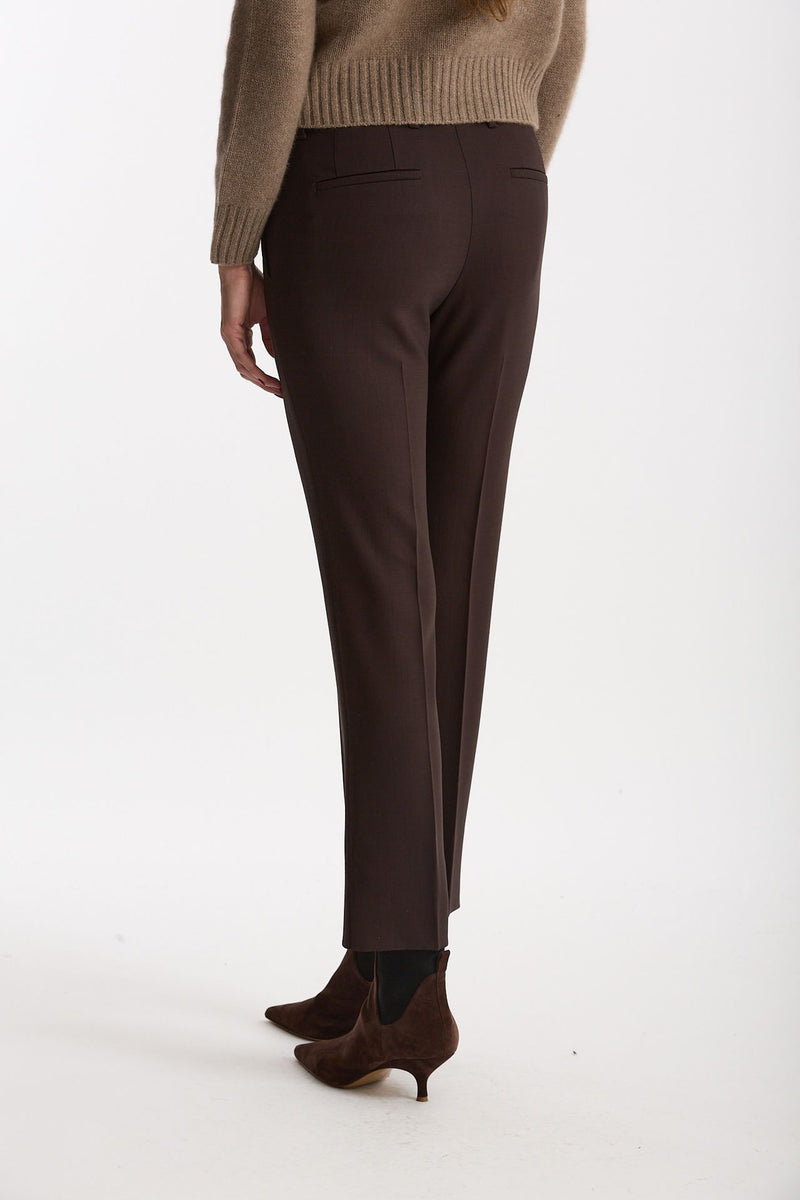 Pantalone slim KIMAMA marrone women Incotex - 2