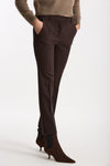 Pantalone slim KIMAMA marrone women Incotex - 4