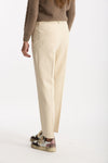 Pantalone in cotone GALENE panna women Incotex - 3