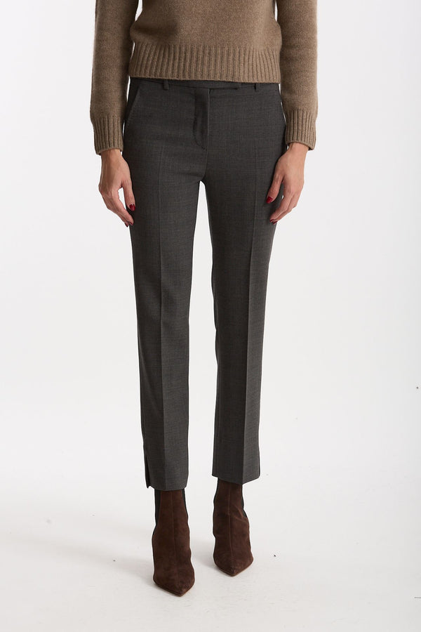 Pantalone slim KIMAMA antracite women Incotex
