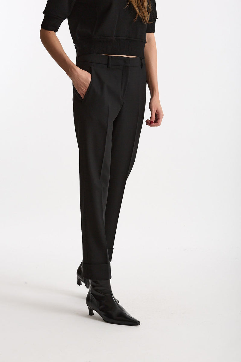 Pantalone dritto NEVET nero women Incotex - 4