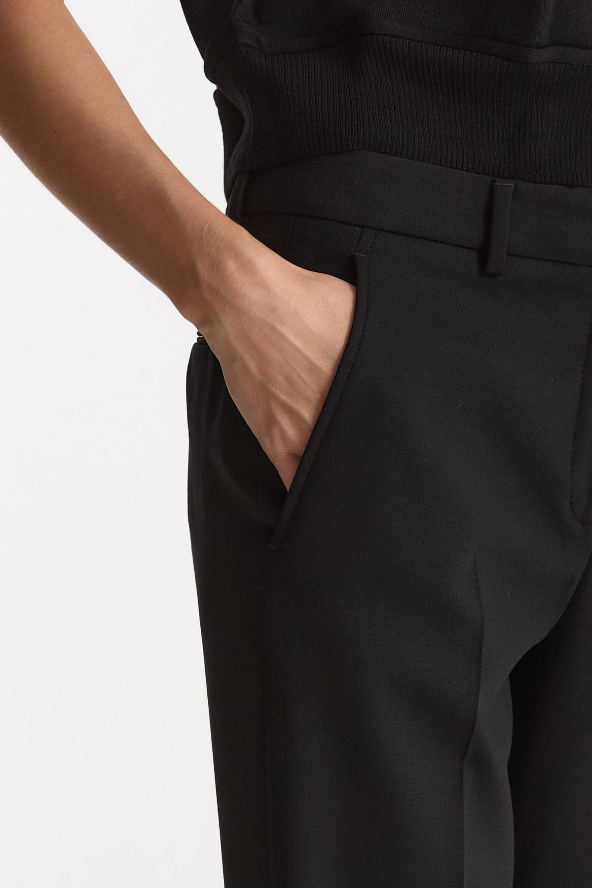 Pantalone dritto NEVET nero women Incotex - 5