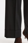 Pantalone ARLYS in tela di lana nero women Incotex - 7