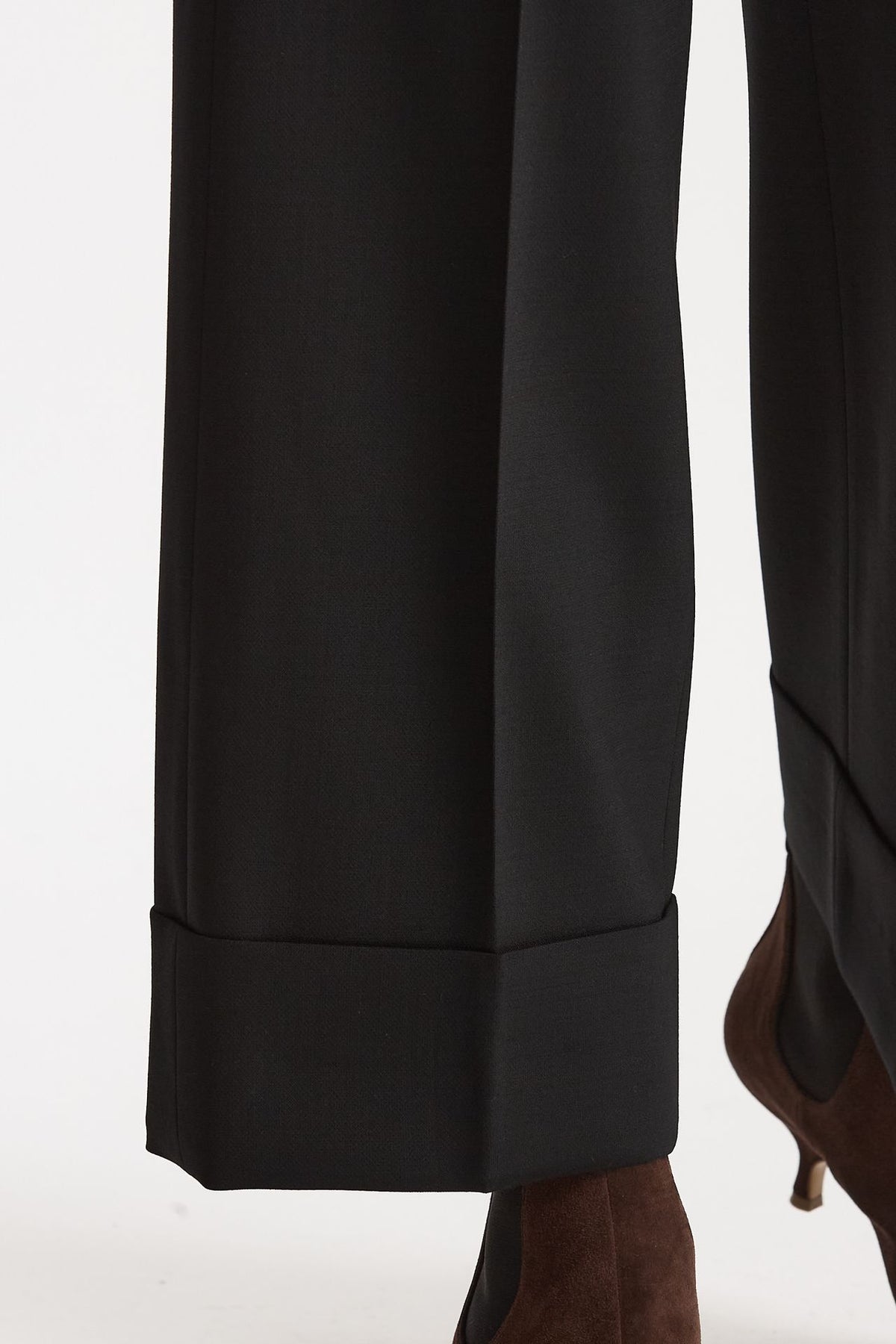 Pantalone ARLYS in tela di lana nero women Incotex - 7