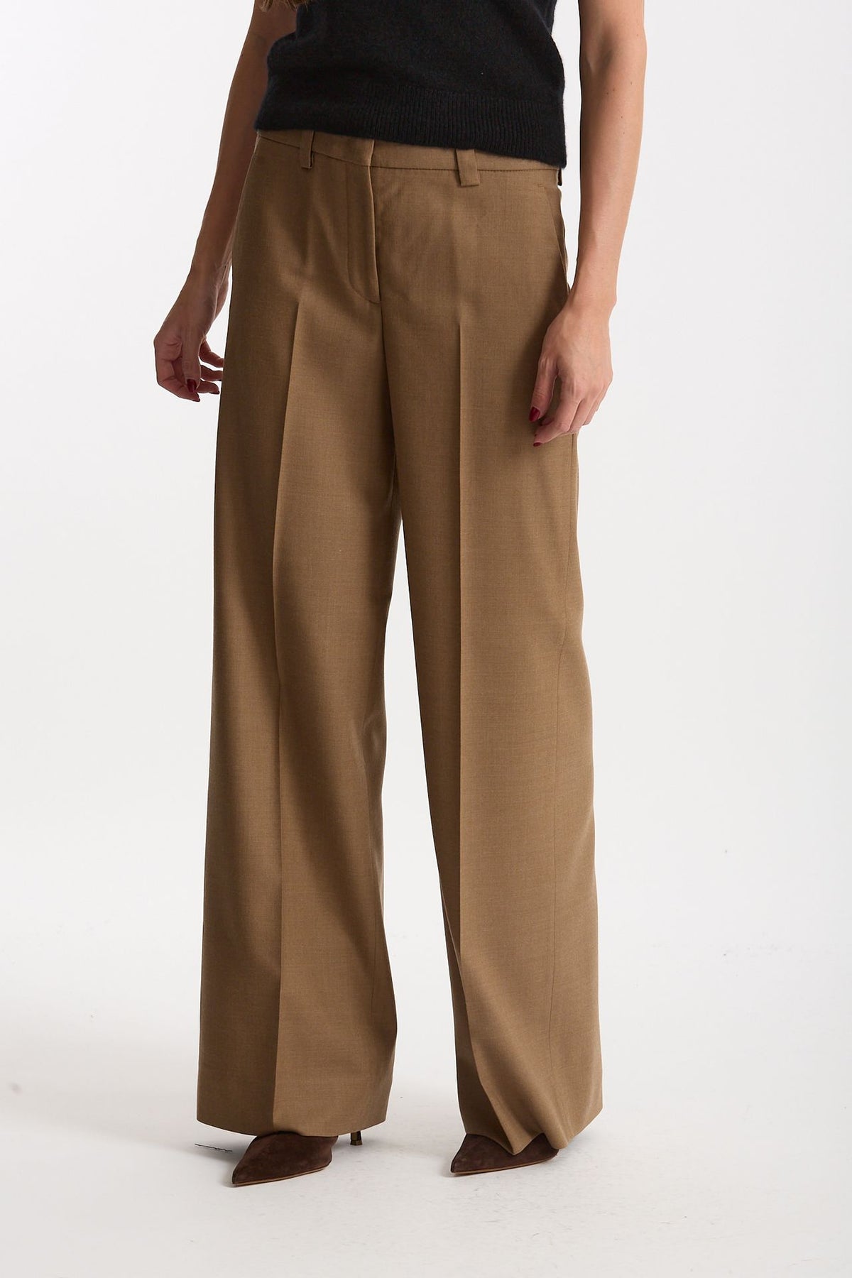 Pantalone ampio NEERA cammello women Incotex - 2