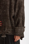 Giubbino over INJA tweed marrone e panna women Iro - 6