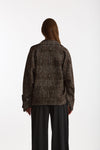 Giubbino over INJA tweed marrone e panna women Iro - 5