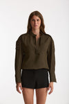 Over shirt MEKKY verde militare women Iro - 1