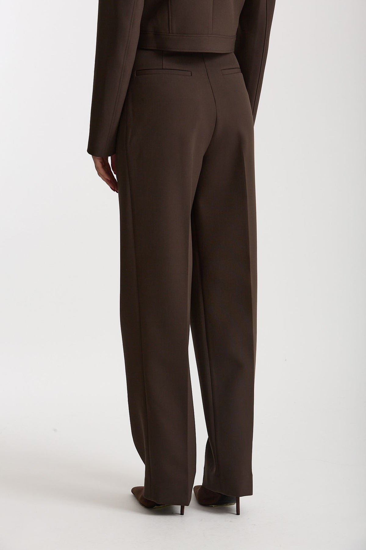 Pantalone vita alta pinces marrone women Iro - 3
