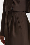 Pantalone vita alta pinces marrone women Iro - 4