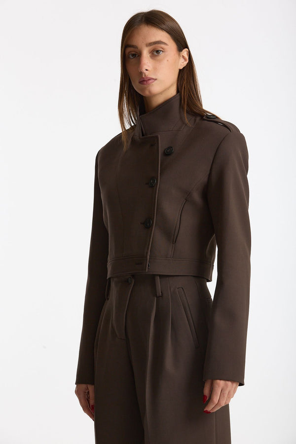 Giacca crop MOV marrone women Iro