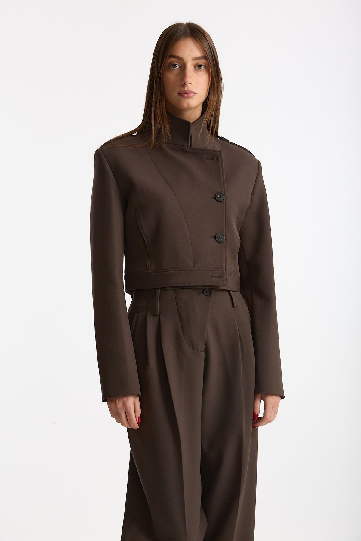 Giacca crop MOV marrone women Iro - 4