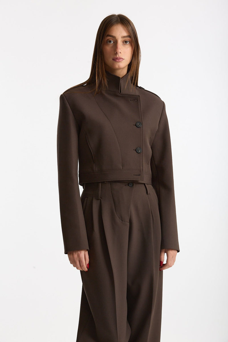 Giacca crop MOV marrone women Iro - 4