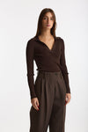 Maglia polo in viscosa marrone women Iro - 4