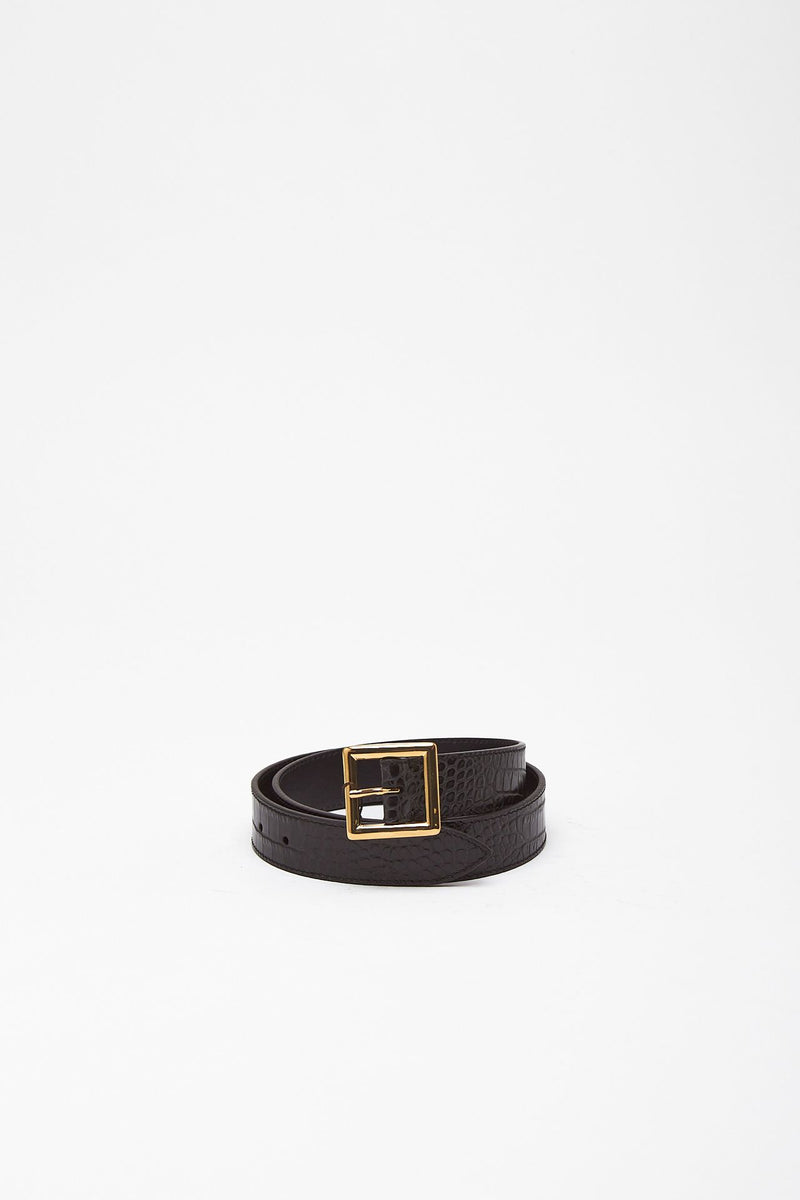 Cintura in pelle DELPHIS BELT nero women Kate-cate - 1