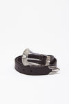 Cintura in pelle BUTTON BELT nero women Kate-cate - 2