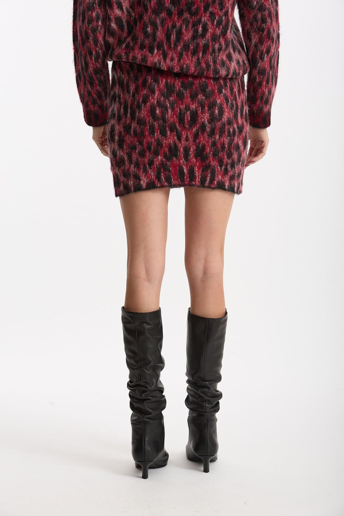 Gonna in maglia maculata jacquard women Laneus - 3