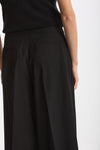 Pantalone in fresco lana nero women Laneus - 2