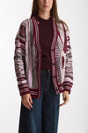 Cardigan over-fit in jacquard women Laneus - 5