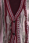 Cardigan over-fit in jacquard women Laneus - 2