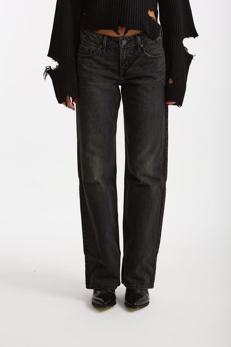 Jeans regular LOW LOOSE nero slavato women Levi's - 2