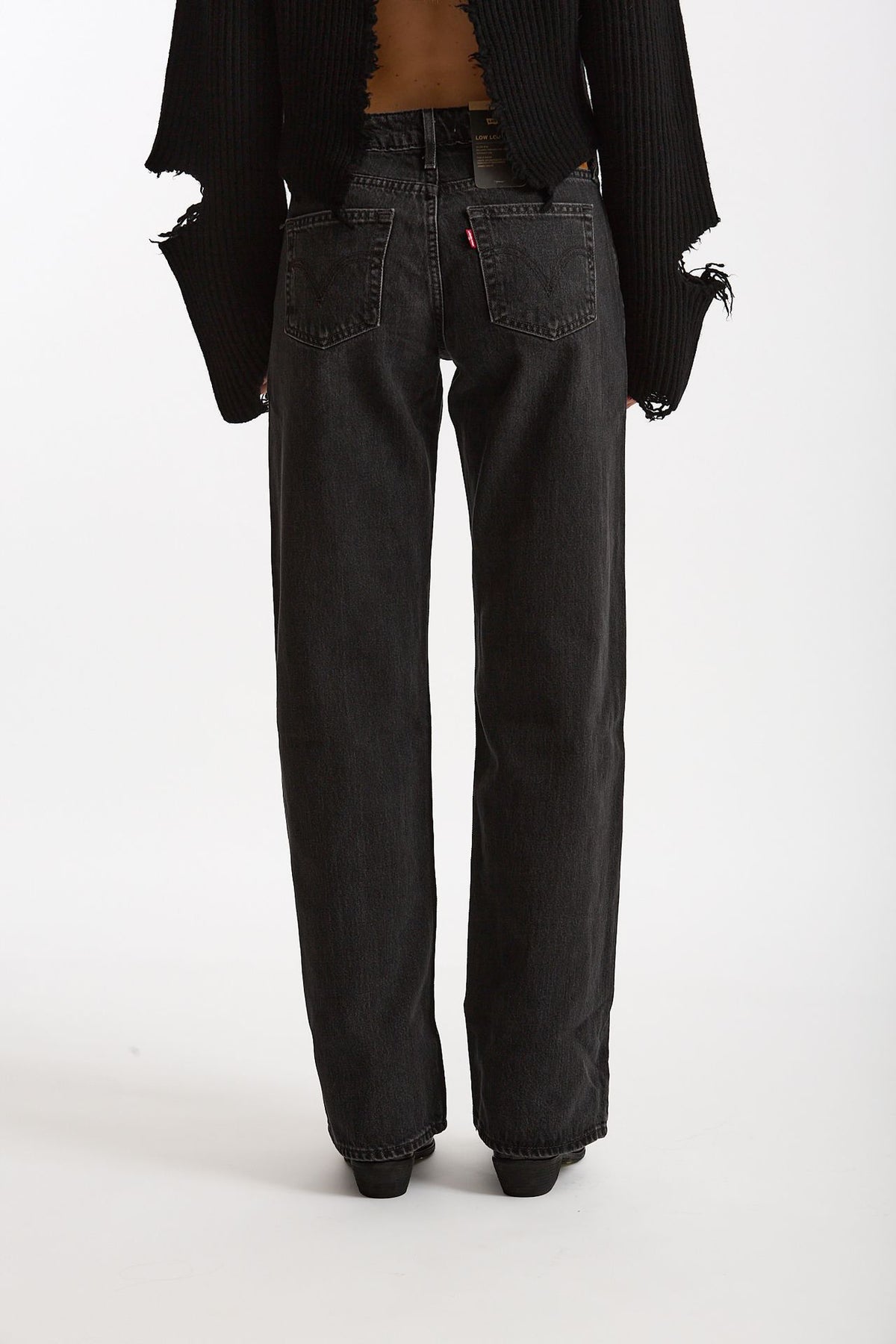 Jeans regular LOW LOOSE nero slavato women Levi's - 3