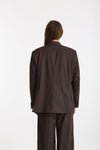 Tailleur giacca doppiopetto marrone women Marsēm - 3