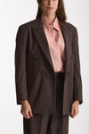 Tailleur giacca doppiopetto marrone women Marsēm - 2